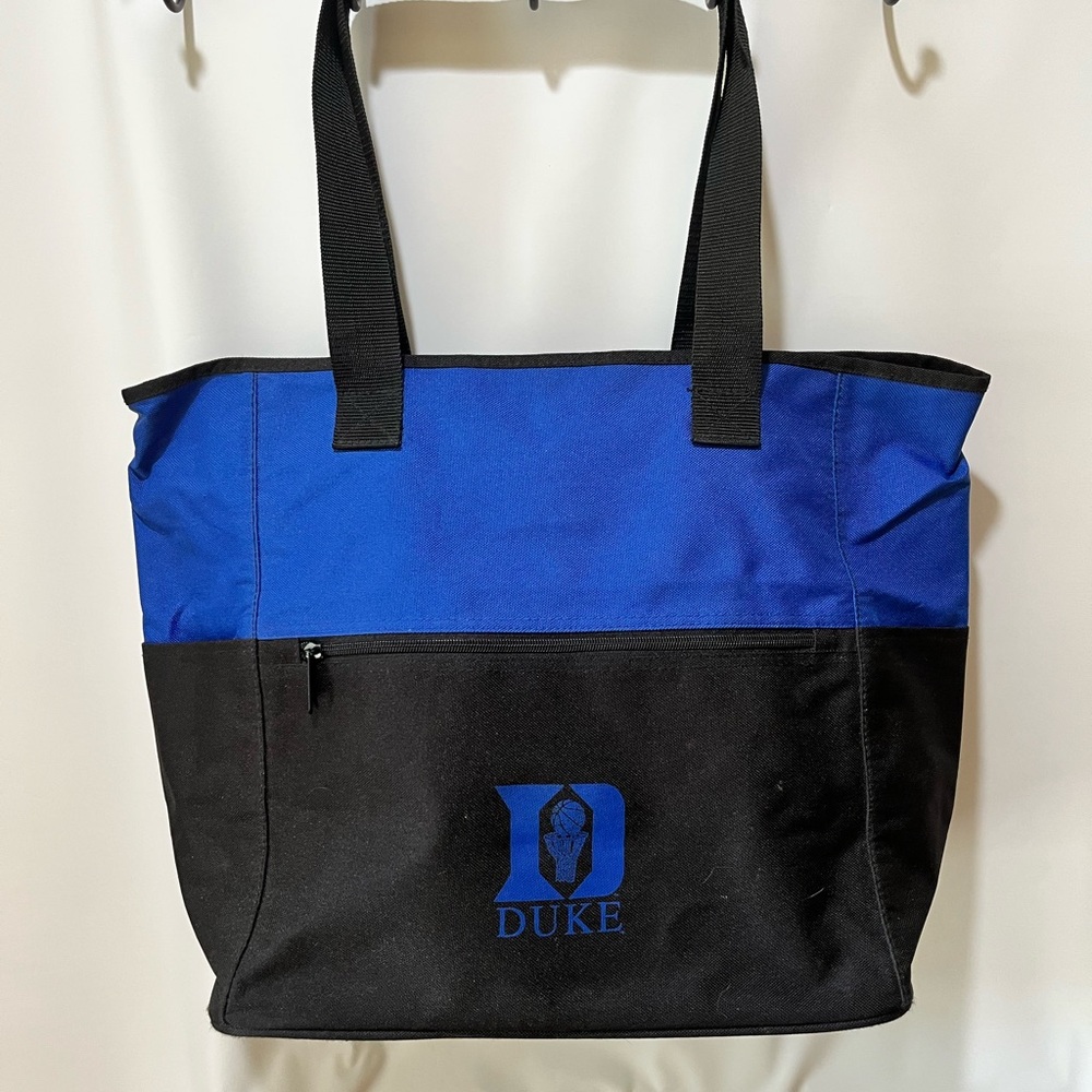 Duke University Basketball Blue and Black Tote Bag
